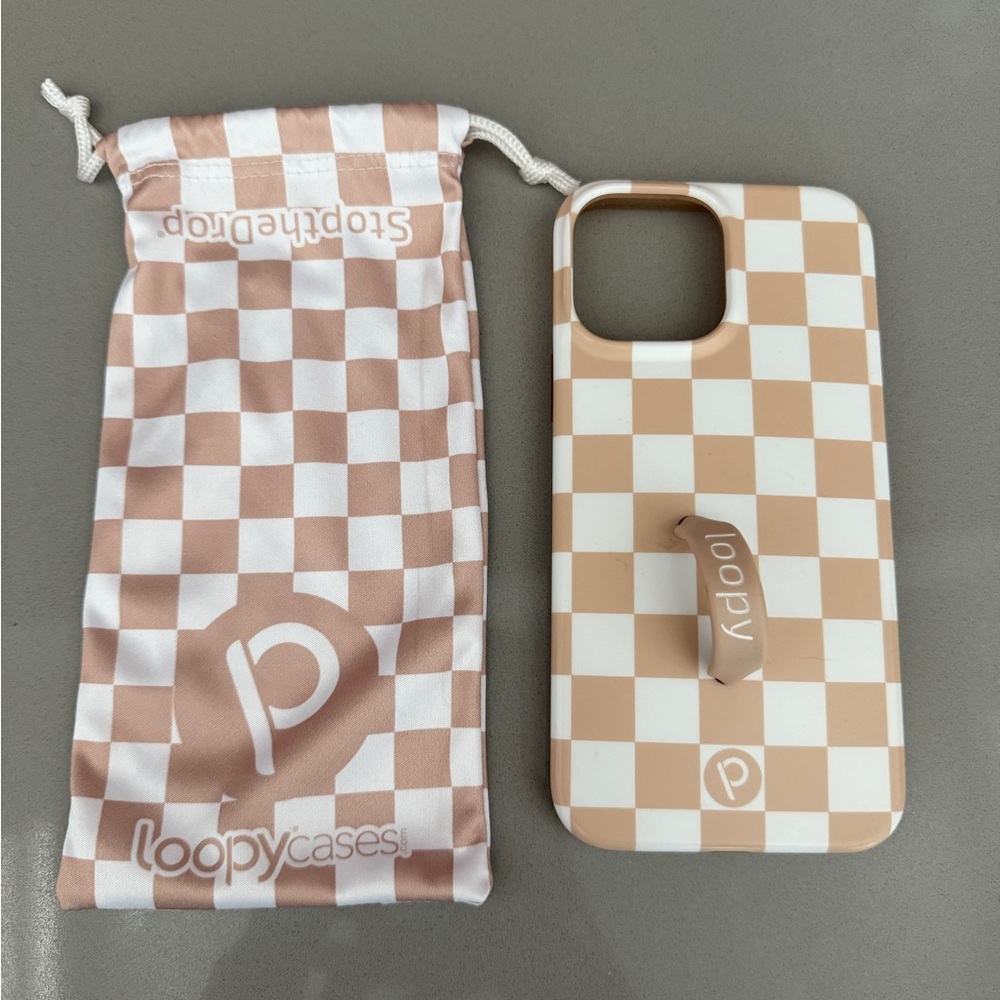 Loopy Case iPhone 13 Pro Max sand dollar checkered